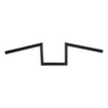Jammer Gloss Black 1" Fat 6 - Rise 60's Handlebar Without Indent Fit For Harley 1" Clamp