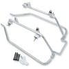 Cycle Visions #CV-7205 - Saddlebag Mounts - Chrome - FLST '00-'07