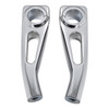 CHROME 6" TALON PRO RISERS FIT FOR BIKES THAT ACCEPT A 1.25