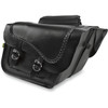 Willie & MAX Luggage #58709-20 - Fleetside Slant Saddlebags - Black