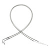 Custom Chrome 160cm Stainless Throttle Cable Wire Set Fit For Harley Touring FLST FXST 1996-10