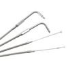 Custom Chrome 160cm Stainless Throttle Cable Wire Set Fit For Harley Touring FLST FXST 1996-10