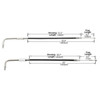 Custom Chrome 140cm Black Vinyl Throttle+Idle Cables Fit For Harley Sportster XL883 1200 02-14
