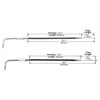 Custom Chrome 200cm Black Vinyl Throttle+Idle Cables Fit For Harley Sportster XL883 1200 02-14
