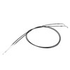 Custom Chrome 200cm Black Vinyl Throttle+Idle Cables Fit For Harley Sportster XL883 1200 02-14