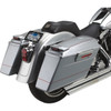 Cycle Visions #CV-7200A - Saddlebag Mounts - Black - FLST '86-'07