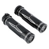 Custom Chrome 1'' Handle Bar Hand Grips Cable Throttle Fit For Harley Softail Sportster Dyna
