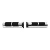 CHROME 1" SCALLOPED GRIPS FOR 1973-UP CABLE STYLE