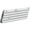 Joker Machine #04-50-1 - Finned Saddlebag Latch Covers - Chrome - FL '93-'13