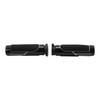 Custom Chrome Chrome Black Rubber Handlebar Grips Fit For Harley Cable Style Applications 1973-UP