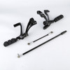 Custom Chrome Gloss Black Forward Controls Pegs Levers Linkage Fit For Harley Sportster 14-22