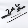 Custom Chrome Gloss Black Forward Controls Pegs Levers Linkage Fit For Harley Sportster 14-22