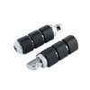 Santee Passenger Highway Footpeg Footrest Gloss Black Chrome Fit For Harley Touring Sportster Dyna