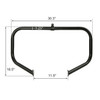 Custom Chrome 1-1/4"Engine Guard Crash Highway Bar Matte Black Chrome Fit For Harley Touring Trike 2009-UP