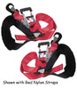 2" WIDE RATCHET TIE DOWN PAIRS FOR TRANSPORTING MOTORCYCLES