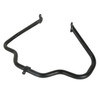 Custom Chrome 1-1/4" Engine Guard Highway Mustache Bar w/Footrest Matte Black Chorme Fit For Harley Touring 2008-2024
