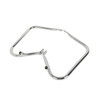 Custom Chrome 7/8"Rear Saddlebag Guards Rail Crash Bar Matte Black Chrome Fit For Harley Touring 1997-2013 Chrome