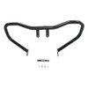 Custom Chrome Chopped Engine Guard Highway Crash Bar Gloss Black Chrome Fit For Harley Road King Street Glide, 2014-2024