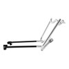 Custom Chrome Saddlebag Guards Brackets w/ Supports Bar Gloss Black Matte Black Chrome Fit For Harley Touring 2014-2024