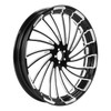 TWISTER BLACK ANODIZED 21" X 3.50" FRONT WHEEL NON ABS