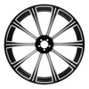 Custom Chrome 18" 3.5" Flash Black Front Wheel Rim Fits For Harley Touring Glide 08-24 Non ABS