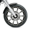 Custom Chrome 21" 3.5"Flash Black Front Wheel Rim Fits For Harley Touring Glide 08-24 Non ABS