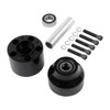Custom Chrome Single Disc Front Wheel Hub Fit For Harley Touring Road King Glide Non-ABS 08-Up