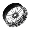 Custom Chrome 18" 3.5" Billet Rear Wheel Rim Fits For Harley Touring Glide 08-24 Non ABS Black