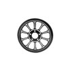 FLASH BLACK ANODIZED T68*25" PULLEY NON ABS