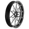 Custom Chrome 21 3.5" Front Wheel Rim Fits For Harley Touring Glide 2008-2024 Non ABS Black Knight