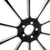 Custom Chrome 23 3.5" Front Wheel Rim Fits For Harley Touring Glide 2008-2024 Non ABS Black Dalia