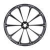 Custom Chrome 30 3.5" Front Wheel Rim Fits For Harley Touring Glide 2008-2024 Non ABS Black Dalia