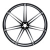 Custom Chrome 21 3.5" Black Anodized Front Wheel Rim The Vee Fits For Harley Touring 2008-2024