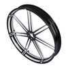 Custom Chrome 21 3.5" Black Anodized Front Wheel Rim The Vee Fits For Harley Touring 2008-2024