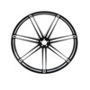 Custom Chrome 30 3.5" Black Anodized Front Wheel Rim The Vee Fits For Harley Touring 2008-2024