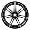 Custom Chrome 18" 5.5" Black Billet Rear Wheel Rim Fits For Harley Touring Glide 2008-2024 Non ABS