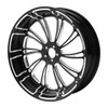 Custom Chrome 18" 5.5" Black Billet Rear Wheel Rim 10 Spoke Fit For Harley Touring Glide 2008+