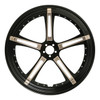 Custom Chrome 23 3.5" Black Billet CNC Front Wheel Rim 5 Spokes Fits For Harley Touring Custom