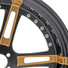 Custom Chrome 18" 5.5" Black Billet Rear Wheel Rim 5 Spoke Fits For Harley Touring Glide 2008+
