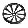 Custom Chrome 23" 3.5" CNC Black Billet Front Wheel Rim 10 Spoke Fit For Harley Touring Custom