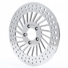 Custom Chrome 11.8" Front Left Brake Rotor Chrome Fits For Harley Touring Street Road Glide 2008-2023