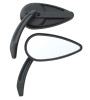 Custom Chrome Vintage Billet Style Rearview Mirrors Black Chrome Fit For Harley Touring Sportster XL