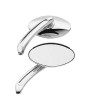 OVAL BILLET MIRROR CHROME