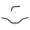 Santee 1 - Steel Handlebars Matte Black Fit For Harley XLX Style 5 - rise 32 width