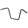 Santee 1" Ape Hanger Handlebar 16 - rise 34.5 width 8 - center Matte BlackFit For Harley