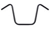 Santee 1" Ape Hanger Bar 16" Rise Handlebar Knurled & Pre-drilled Chrome Matte Black Fit For Harley