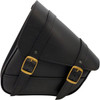 Willie & MAX Luggage #59776-08 - Softail Swing Arm Bag - Black - Triangulated