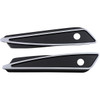 Covingtons #C1810-B - Saddlebag Hinge Cover - Ripper - Black