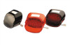 Custom Chrome Red Laydown Taillight Lenses & LED Lights Fit For Harley Sportsters XL 1999-Up