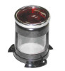Custom Chrome Universal Classic 1" Round Taillights Fit For Harley Cafe Racer Motor Motorcycle